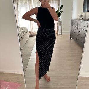 Something Navy maxi skirt